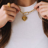 Hoop Heart Gold