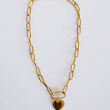 Hoop Heart Gold